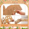 Christmas Houses Rustic Table Centerpieces LED Lighted Gingerbread House Christmas Decor for Home Decor Holiday Farmhouse