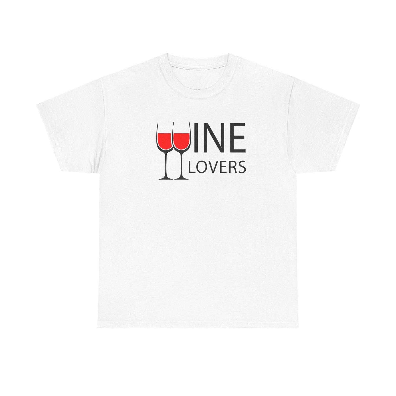 Men s and Women s T-shirts Wine Lovers Graphic XS