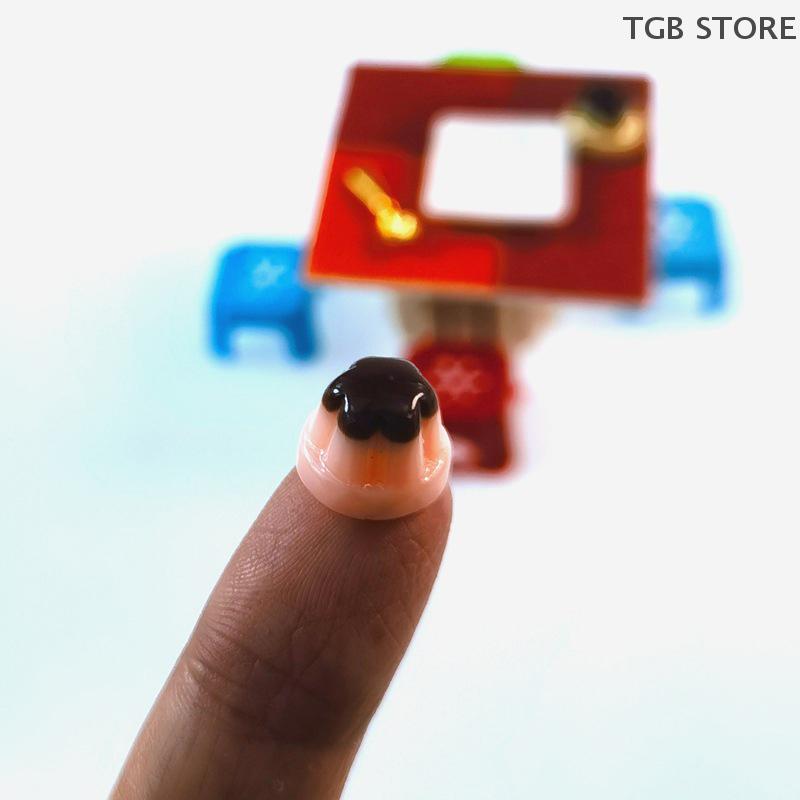 1 Set 1:12 Dollhouse Miniature Fruits Pudding Simulation Food With Spoon Model Toys For Mini Decoration Dollhouse Accessories