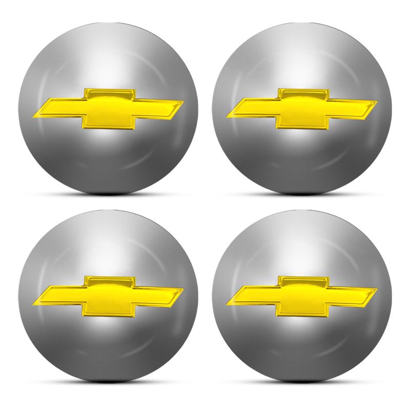 4 szt. 56mm Stop Aluminium Naklejka na Piastę Koła Samochodowego Dla Chevrolet Cruze Malibu Sail Spark Captiva Equinox Trax Tracker AVEO Lova Akcesoria RV
