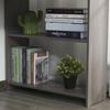 L-Shaped Corner Computer Desk W/ 2 Shelves Wide Worktop Keyboard Tray Drawer & CPU Stand Home Office Study Bedroom Furniture Grey