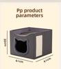 New Pet Double-layer Cat Bed Indoor Foldable and Scratch Resistant Technology Fabric Washable and Breathable Material