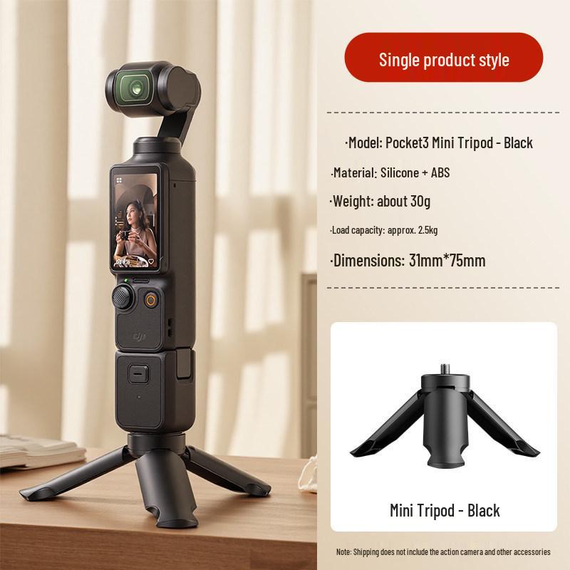 

Compatible with DJI Osmo Pocket 4/3: Mini Portable Tripod Stand for Camera Desktop
