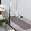 100x40 PVC Non-slip Bathtub Mat with Suction Cups - Waterproof Bathroom Floor Mat