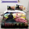 3pcs Wicked pattern bedding set duvet cover set includes duvet cover &pillowcases, perfect all season bedroom decoration & gift