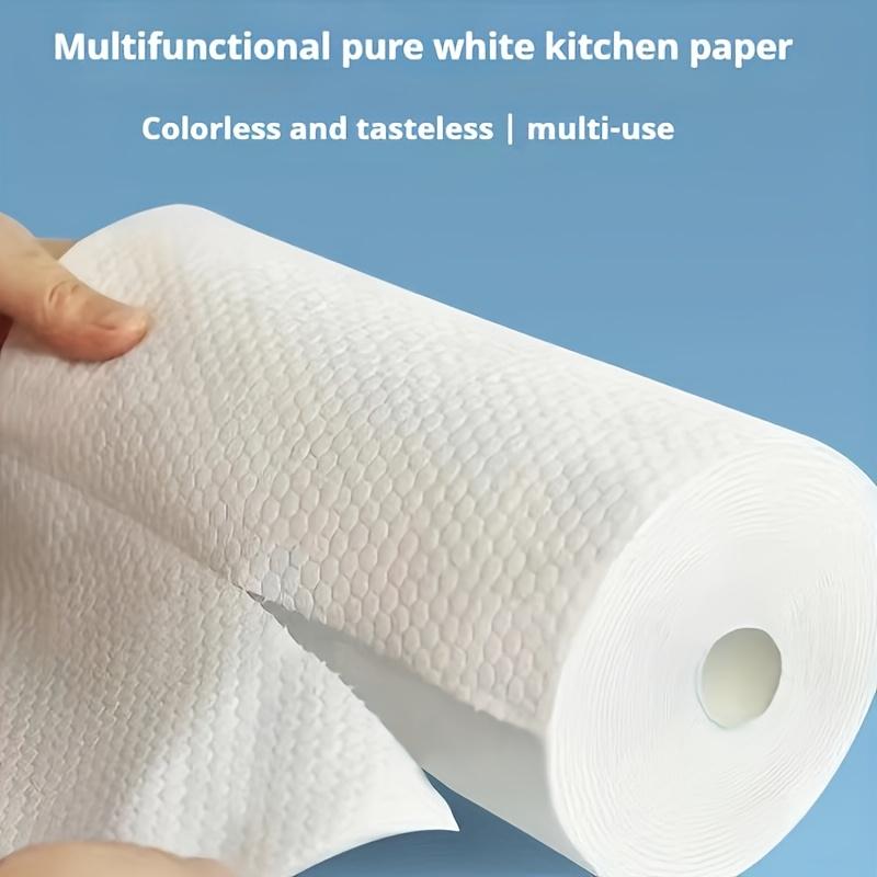 high quality500pcs of large roll reusable cleaning cloth disposable kitchen tissue, multi-purpose non- cleaning wet tissue, washable, and can be used