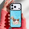 Beagle Floral Dog Phone Case for iPhone 17 16 15 14 13 Pro Max Back Cover for 12 11 Pro Coque