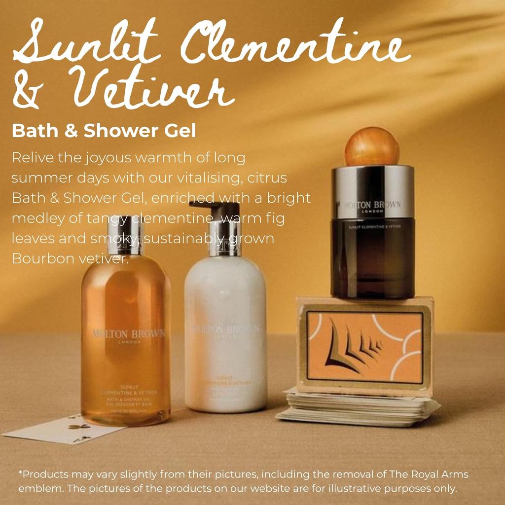 [Official] MOLTON BROWN Sunlit Clementine & Vetiver Bath & Shower Gel 300ml  Molton Brown