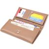 Women's Purse with Coin Holder Made of Genuine Leather CANPELLINI Wallet 21523 Beige