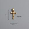 French Bamboo Joint Gold Letter Pendant Necklace - Retro Clavicle Chain Style for Women
