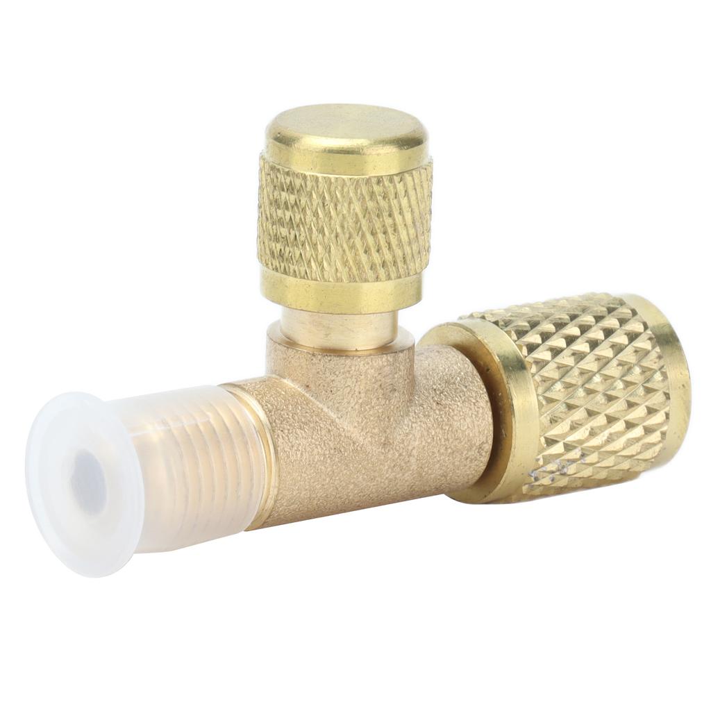 1 4SAE Auslassventil Klimaanlagen Kälte Ladegerät Adapterventil für R22 R12 R134