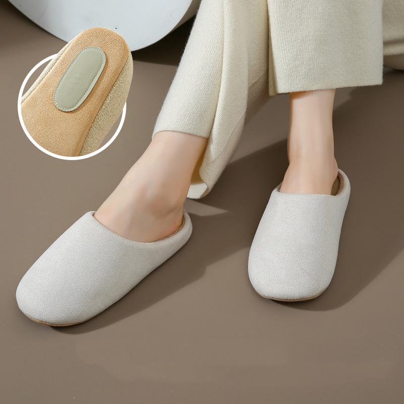 Fashion Crestar Winter Fur Women Slippers New Soft Short Plush Home Slippers Indoor Non-slip Silent Flat Cotton Shoes Warm Fuzzy Slides