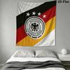 Deutscher Fußball-Bund Wandteppich Ästhetisches Wandbehang Gedruckter Stoffdecke Dekorative Wandteppiche für Schlafzimmer Wohnzimmer Heimdekoration