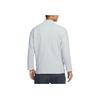 Nike Haut Tricot Manches Longues Col V Couleur Unie Séchage Rapide Homme hauts Argent Clair DX0919-034