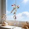 Faux Crystal Suncatcher Colorful Prism Butterfly/Dradonfly Window Hanging Ornament for Window Ceiling Garden Home Decor