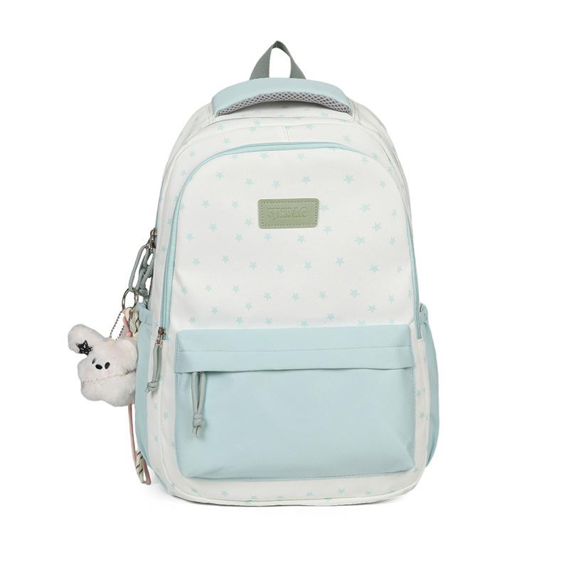 Schoolbag New Student Large Capacity College Style Student Backpack Junior High School Student College Student Sweet Polka Dot High Value Backpack