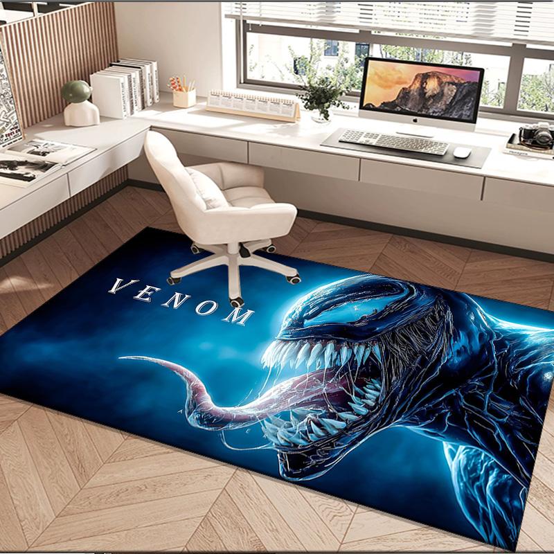 Ve-nom Area Rug Suitable for Indoor And Outdoor,Carpets for Playroom, Homes, Offices, Living Rooms,Home Decor,Christmas Fan Gift