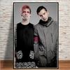 Popular Abstract Twenty One Pilot Rock Music Band Star Poster Art Canvas Modern Painting Mural for Living Room Home Decoration