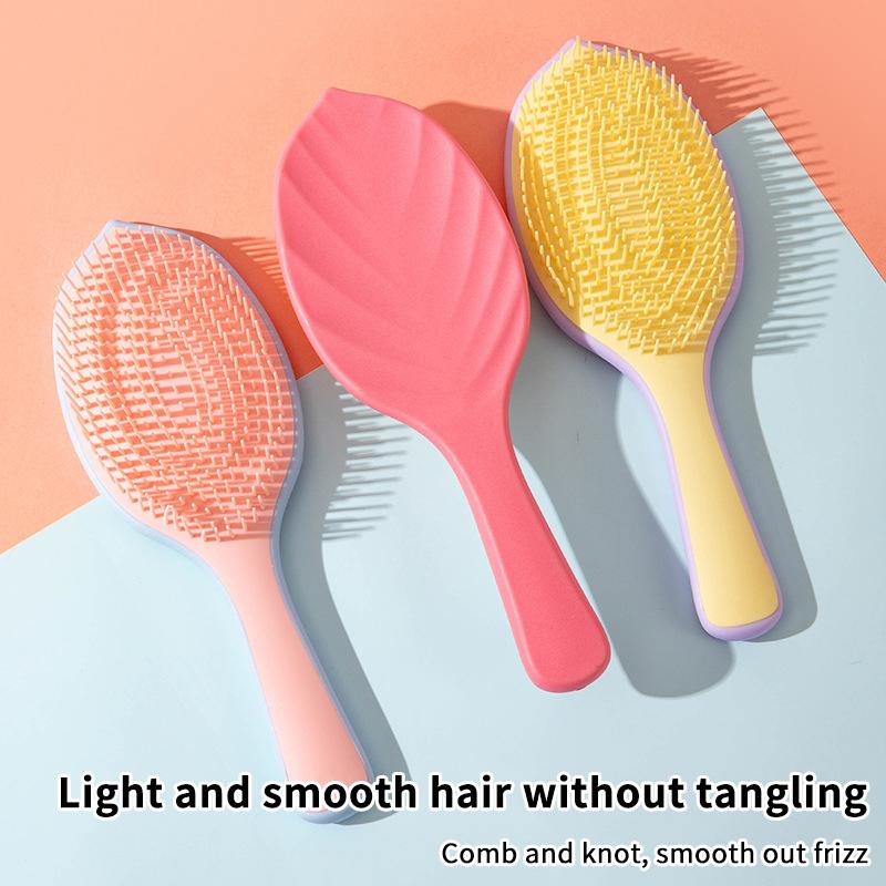 1Pcs Detangling Magic Hairbrush Gentle Scalp Massage Comb Soft Anti-Static Grooming Smooth Hair Brush Salon Hair Styling Tools