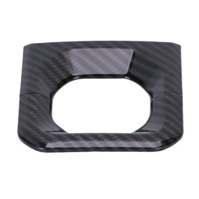 Gear Shift Knob Base Trim Cover Carbon Fiber Style Replacement for Land Rover Defender 110