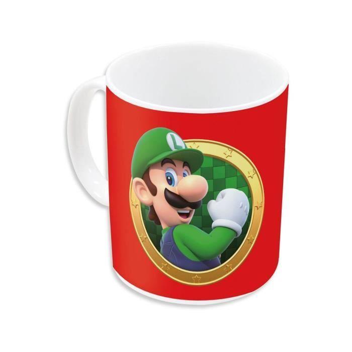 Mug - Nintendo - Mario &amp; Luigi - 320 ml - Rouge - Compatible lave-vaisselle