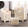 Foldable, Hollow, Breathable, Wall-mountable, No-drill Household Laundry Basket