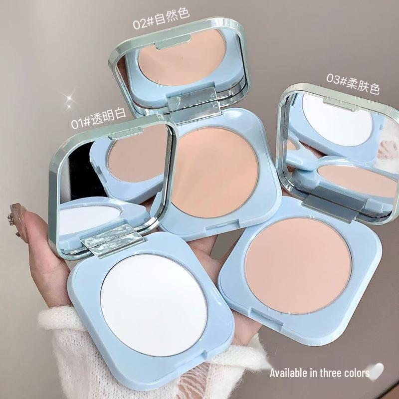 Kobeleen Rejuvenating Setting Powder Compact with Puff - Long-lasting, Natural Concealment & Skin Tone Correction, Translucent Loose Powder