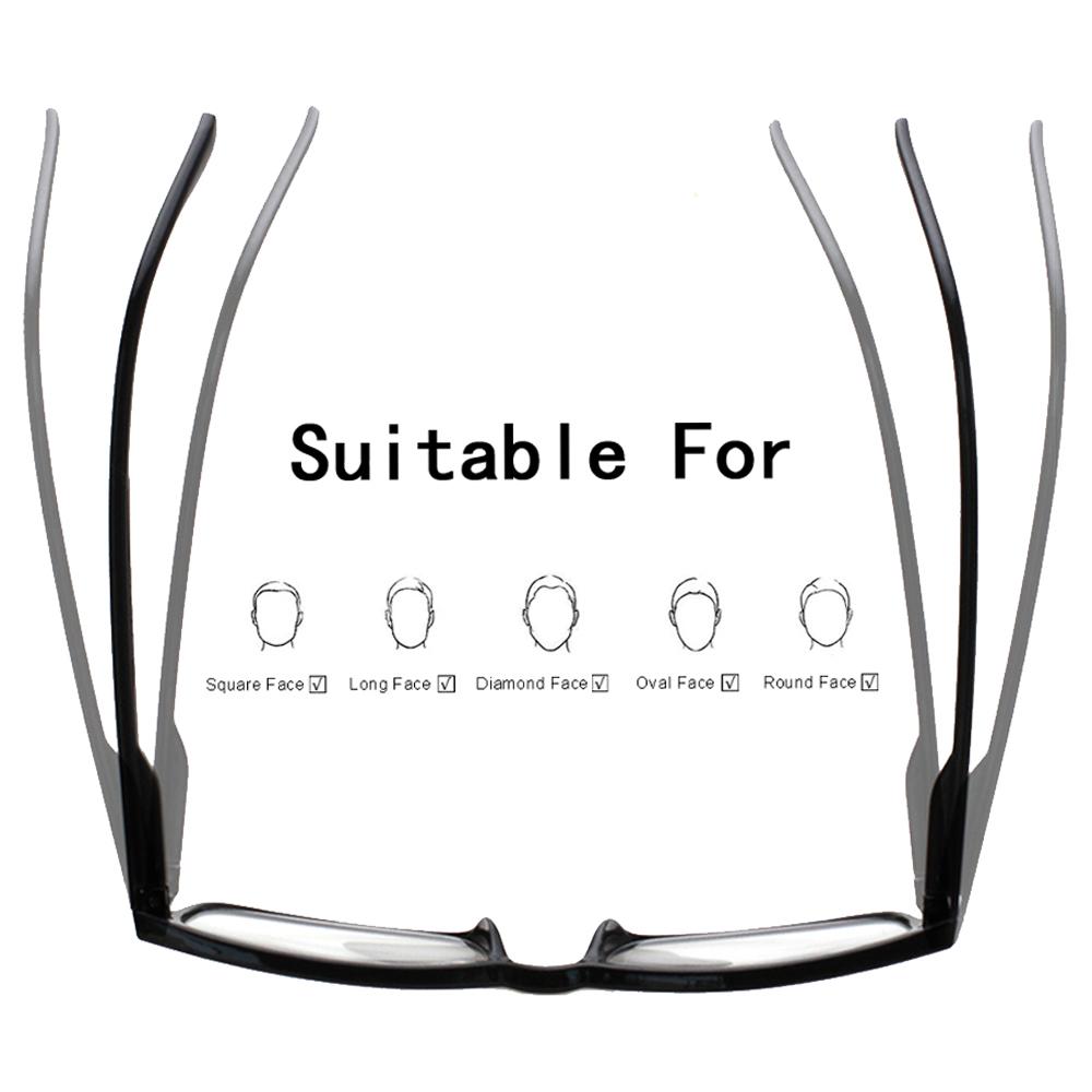 Reading Eyeglasses Spring Hinge Blue Light Blocking HD Lenses Men and Women Prescription Eyeglasses For Men And Women