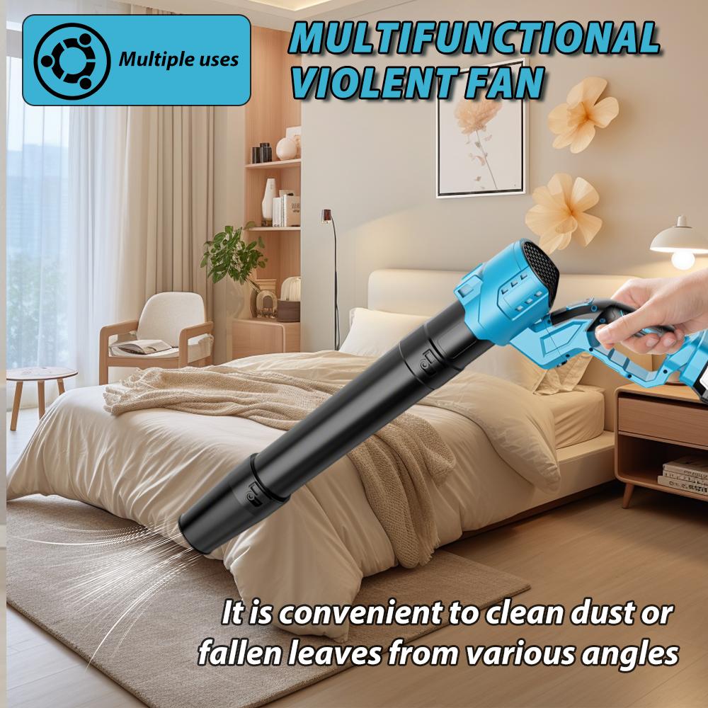 Suflător Electric Fără Perii Pentru Baterie Makita 18V Suflător de Frunze Fără Fir Suflătoare de Frunze și Zăpadă Ventilator Turbo Instrument de Curățare Praf