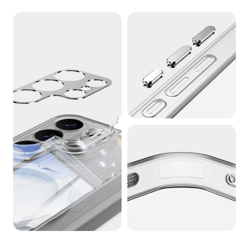 Coque Étui avec Support Anneau Magnétique Pour Samsung Galaxy A57 A37 A17 A56 A36 A26 A16 A06 5G S23 S24 Plus S25 FE Edge S26 Ultra Hybride TPU+PC Coque Arrière Transparente