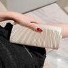 Elegant Compact Evening Clutch Bag Foldable Luxury Detachable Strap Crossbody Bag for Birthday Party Dinner Date