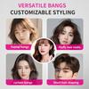 Portable Mini Straight Hair Comb Bangs Comb Wireless Charging Curling Iron Portable Styling Electric Comb Does Not Hurt Hair 1Pc