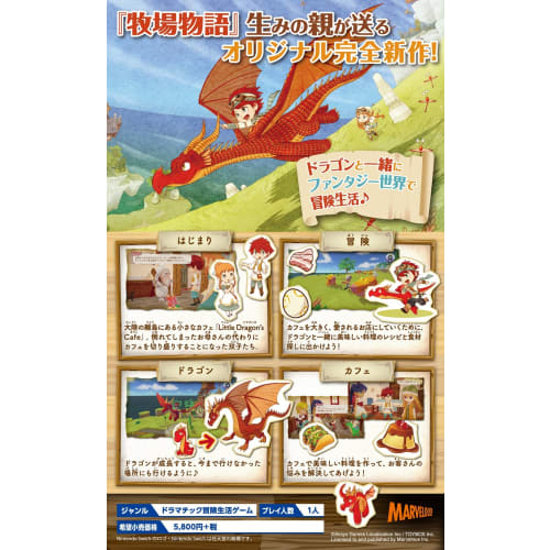 little dragons cafe -secret dragon and mysterious island- - switch
