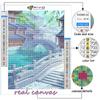 Cross Stitch Kit DIY Diamond Embroidery Chinese Style Building Diamond Painting Home Decor