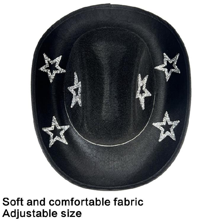 Gleaming Bride Hat Sparkly Party Hat Rhinestones Panama Hat for Party