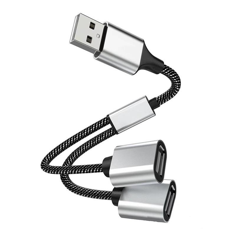 USB Cable Splitter HUB Extentions 2/3/4 Ports Phone Charger Power Adapter OTG Multiple Expander Charging Docking for Computer