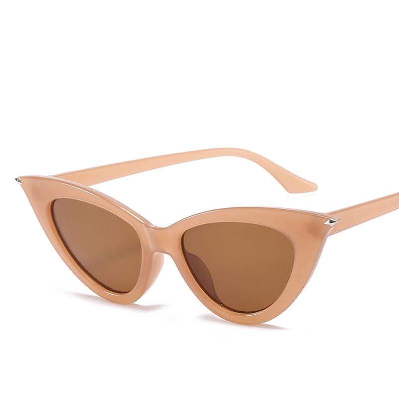 Occhiali da Sole Vintage Cat Eye per Donna Uomo Occhiali da Sole Rotondi Occhiali Ovali Femminili Stile Retrò Protezione UV