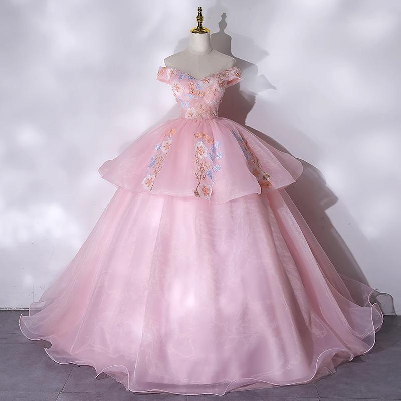 Evening dress princess fashionable style one-word