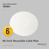 Portable Double Layer 8 Inch Cake Box Transparent Birthday Packaging Paper Cup Box Home Use Bakery DIY Pastry Packaging Box