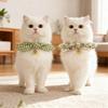 Knitted Pet Collar Adjustable Design for Small Medium Large Dogs and Cats Comfortable Daily Walking Outdoor