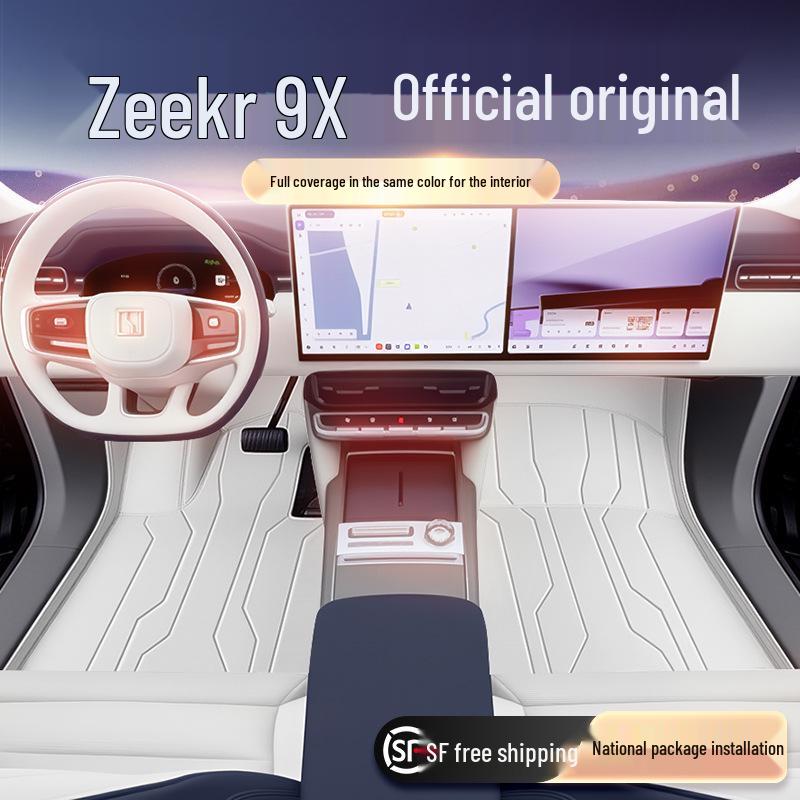 Zeekr 9X Floor Mats: Full Coverage Carpet for 2025 Six-Seater