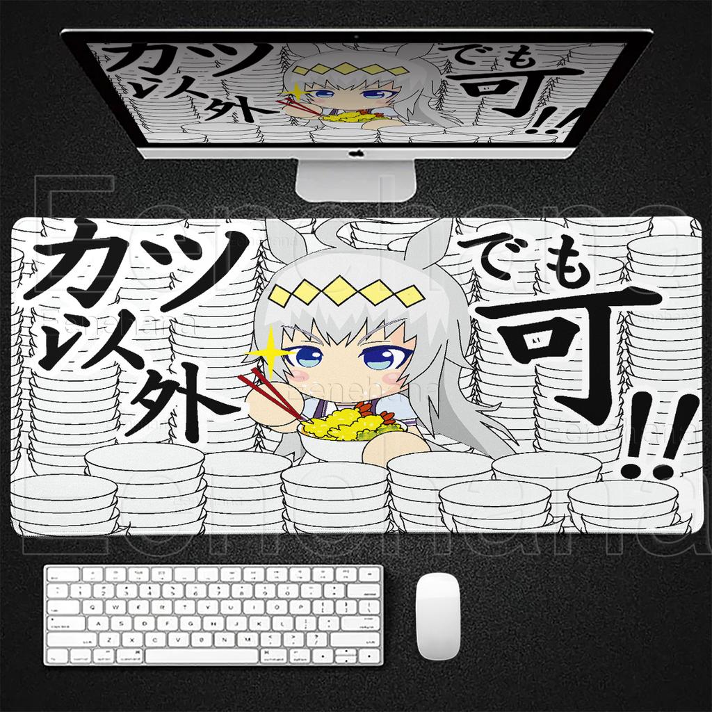 Mousepad Oguri Cap Umamusume PC Gamer Cabinet Mouse Pad XXL Game Pretty Derby Desk Mat Cute Anime Girls Rubber Non-slip Tablepad