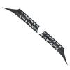 Fits 25 Denza D9 models: Front Windshield Insect Screen with ABS Baked Paint, Bright Carbon Fiber Pattern, Matte Black.