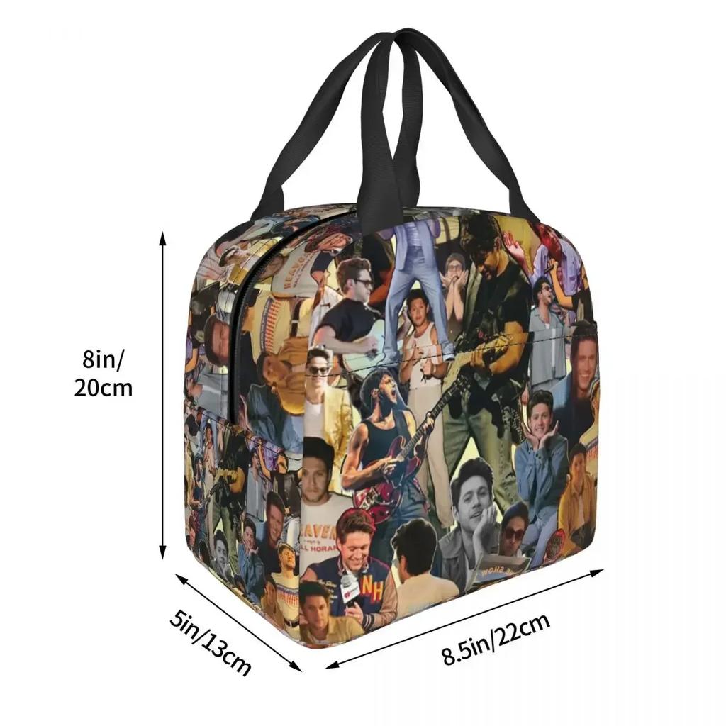 The Show Niall Horan Insulated Lunch Bag for Women Children Leakproof Food Boxes Thermal Lunch Box Tote