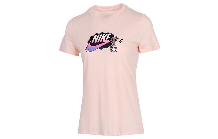 Nike T Shirts Women s Pink Crew Neck Moderate Other CU9696-664 XL