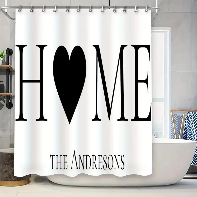 

Watercolor Shower Curtain Vibrant Colors Abstract Design Waterproof Fabric For Bathroom Decor W60H190(CM)-1 Pcs