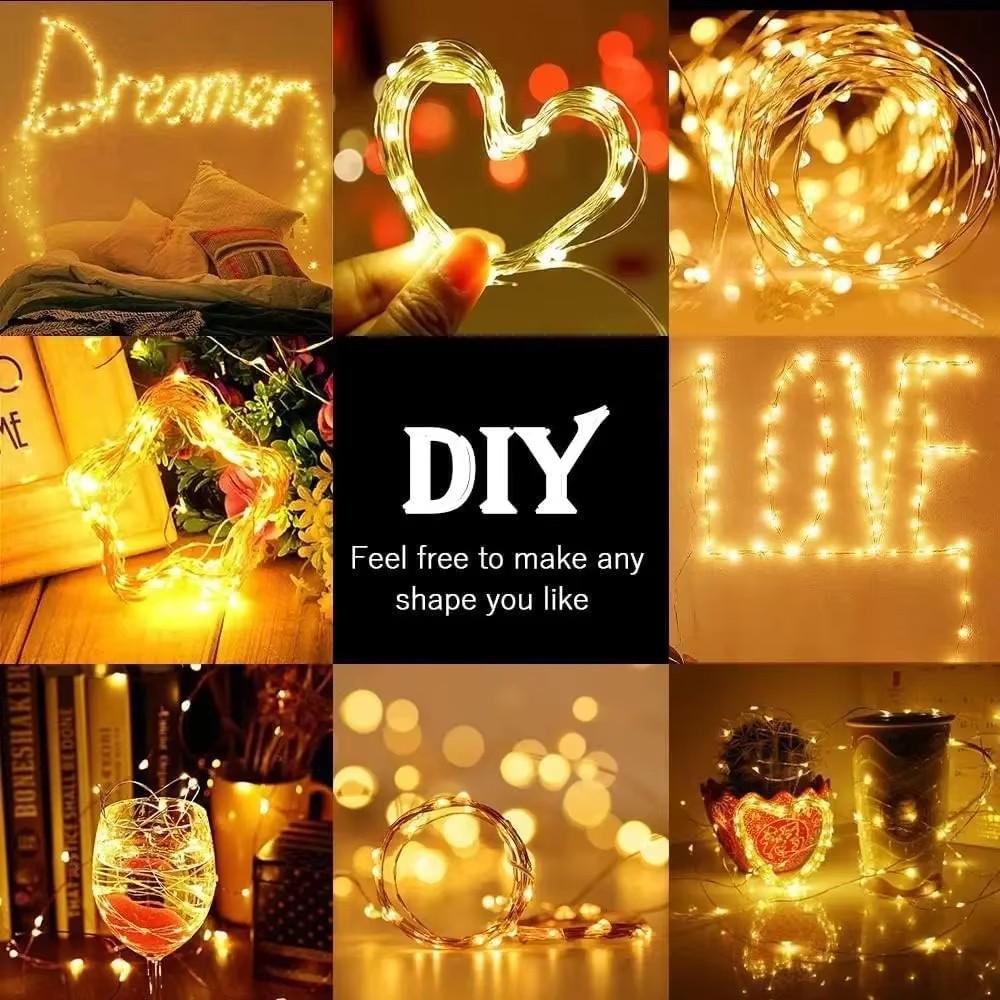 Solar String Fairy Light  Solar Festoon Xmas LED  Lamp with 8 Mode  for Balcony Garden Patio Wedding Christmas Tree Decoration