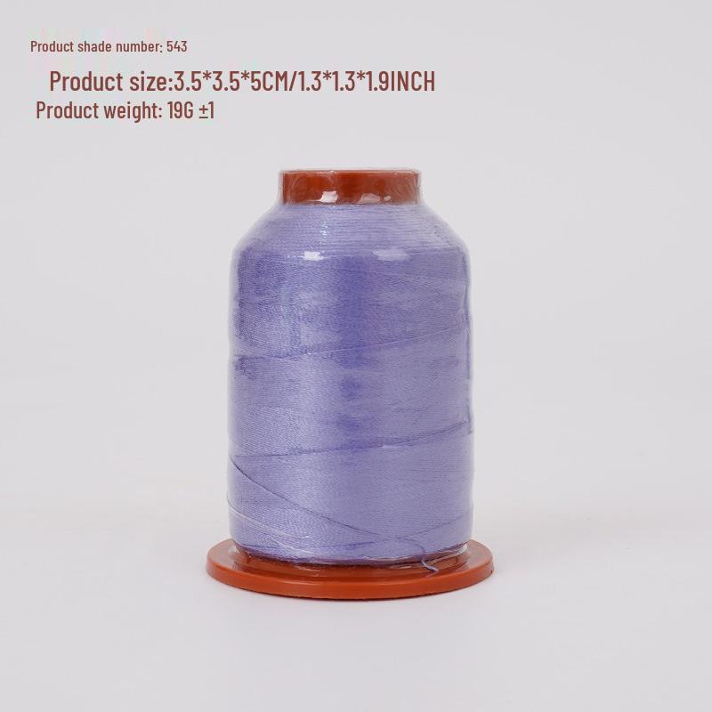 Polyester Sewing Thread: 100 Colors, 500 Yards, Fine Two-Strand, High-Speed, for Hand Sewing