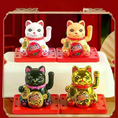 Solar Powered Waving Cat: Home & Office Decor, Promises Good Fortune & Wealth