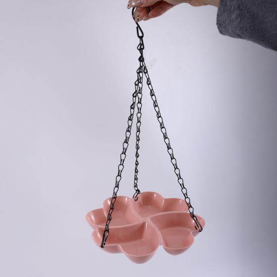Bird Feeder No-drill Installation Large Capacity Outdoor Wild Bird Feeder Fade-resistant Uv Protection Bird Feeder